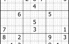 Sudoku Printable Free Medium Printable Sudoku Puzzle 1 My Soul