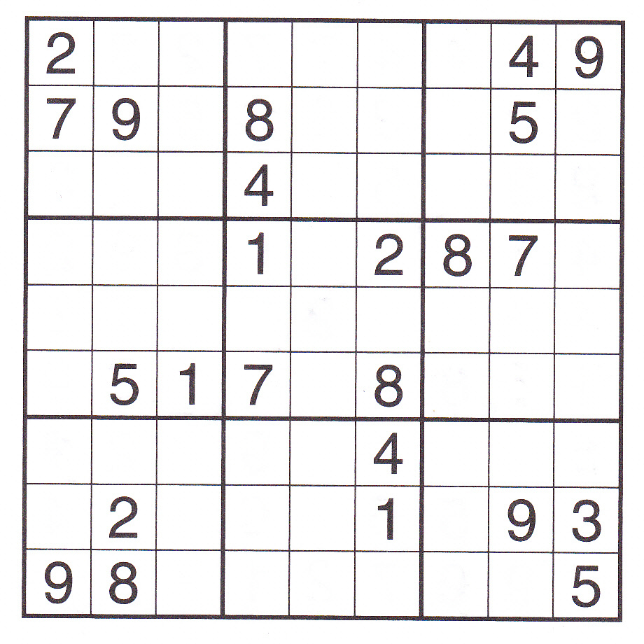 Sudoku Puzzles Printable 6X6 Printable Crossword Puzzles