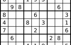 Sudoku Simple English Wikipedia The Free Encyclopedia Printable