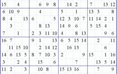 Sudoku Weekly Free Online Printable Sudoku Games 16x16 Easy Puzzle
