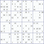 Sudoku Weekly Free Online Printable Sudoku Games 16x16 Hard Puzzle