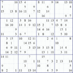 Sudoku Weekly Print This Puzzle 16x16 Medium Puzzle