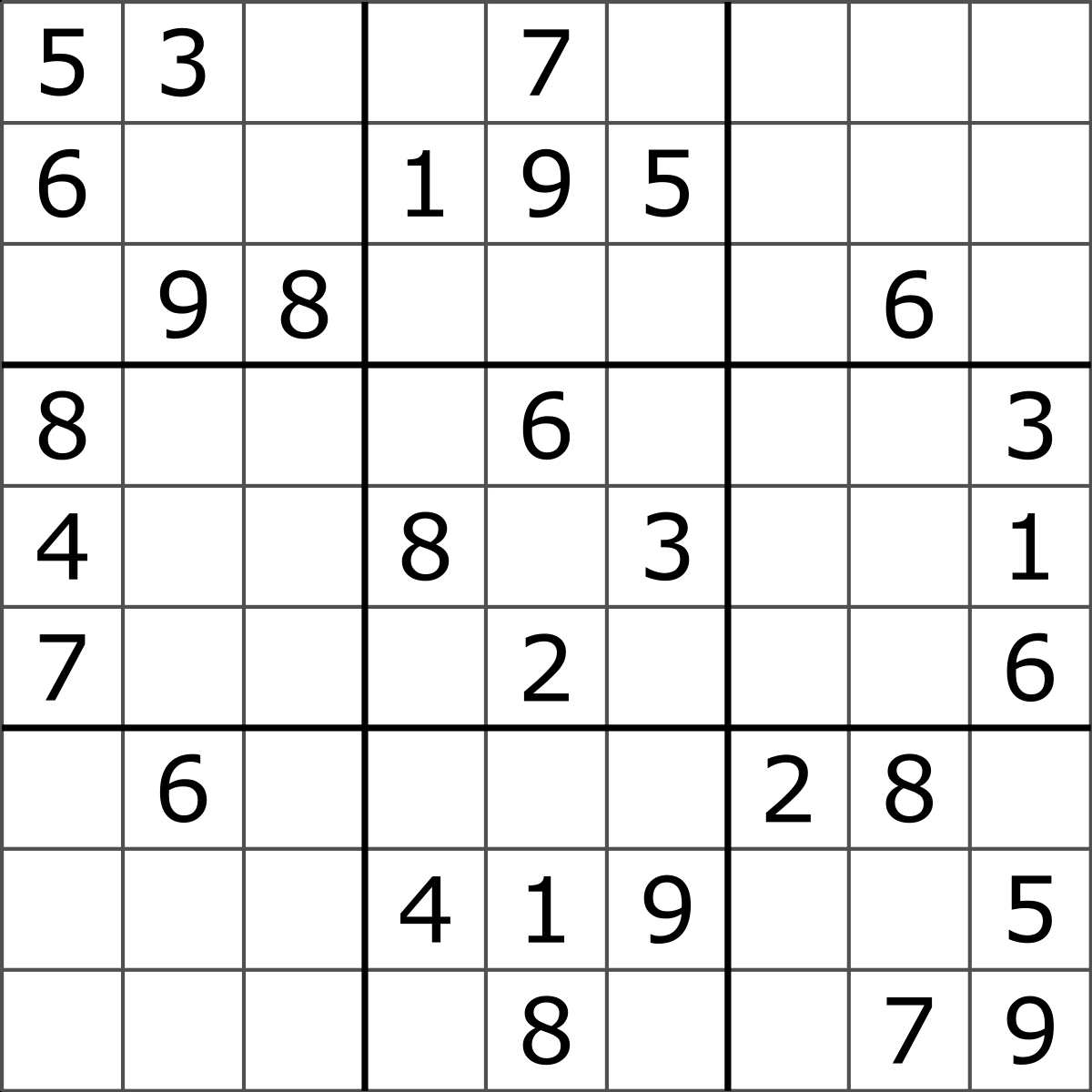Sudoku Wikipedia Free Printable Super Challenger Sudoku Free 