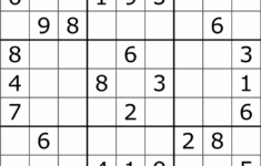 Sudoku Wikipedia Printable Blank Sudoku 2 Per Page Printable