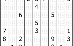Sudoku Wikipedia Printable Sudoku Puzzle With Answer Key