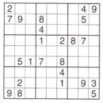 Sudoku Wikipedia Printable Sudoku Super Challenger Printable