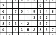 Sudoku X 9X9 1 Printable Sudoku 25X25 Numbers Printable Sudoku Free
