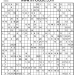 Super Sudoku 25X25 4 Sudoku Sudoku Puzzles Sudoku Printable