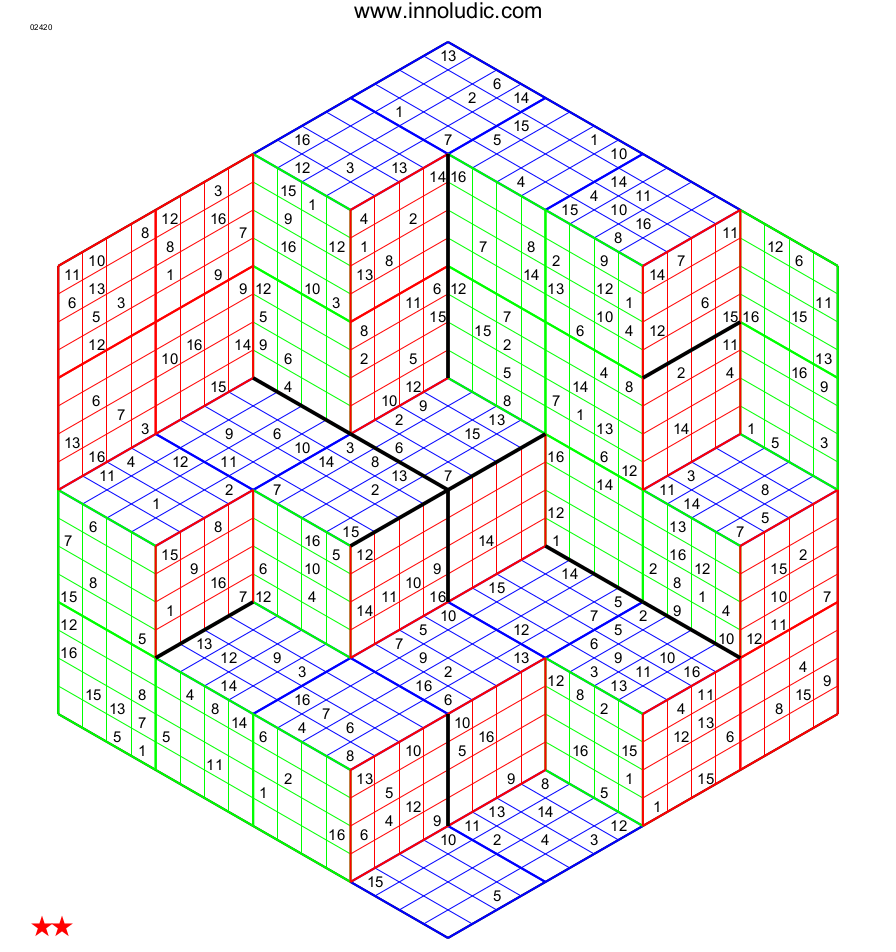 Super Sudoku In Three Dimensions How Scary Is This Sudoku 