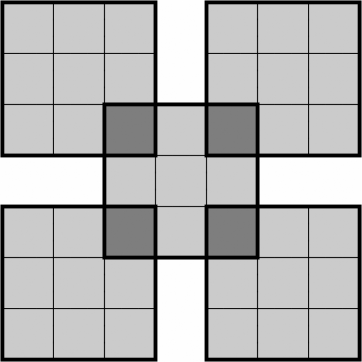 The Daily Sudoku Printable Sudoku 5×5