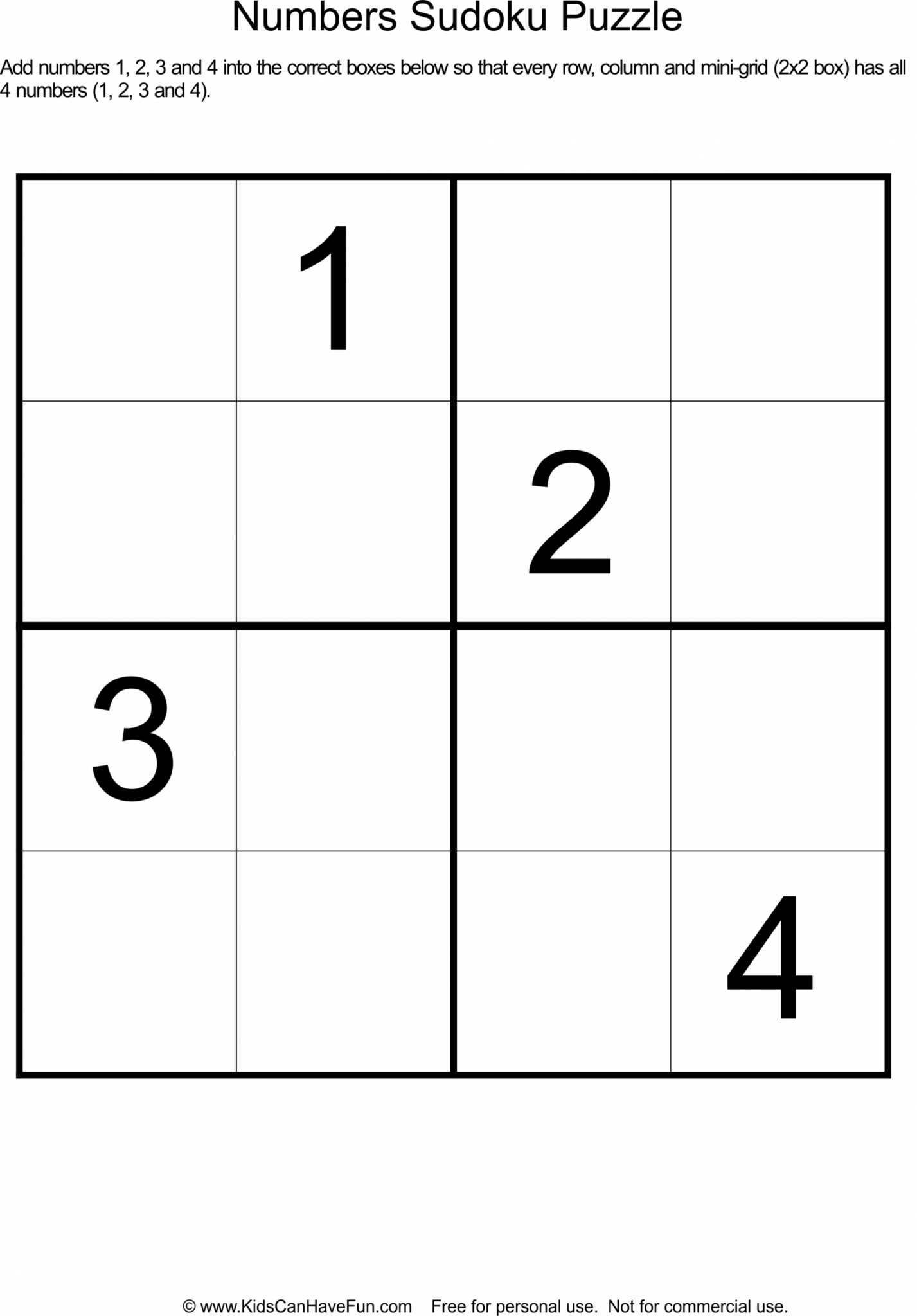 The Teacher S Corner Printable Sudoku Sudoku Printable | Sudoku Printables