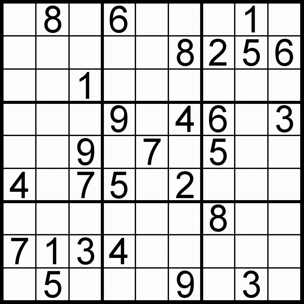 These Printable Sudoku Puzzles Range From Easy To Hard Including 