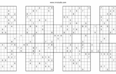 Tirpidz s Sudoku 454 Classic Sudoku 16 X 16 Printable 25X25 Sudoku