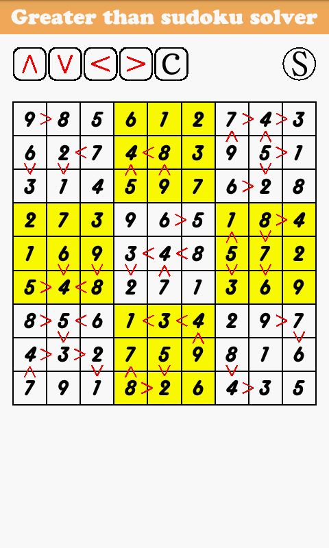 Greater Than Sudoku Printable